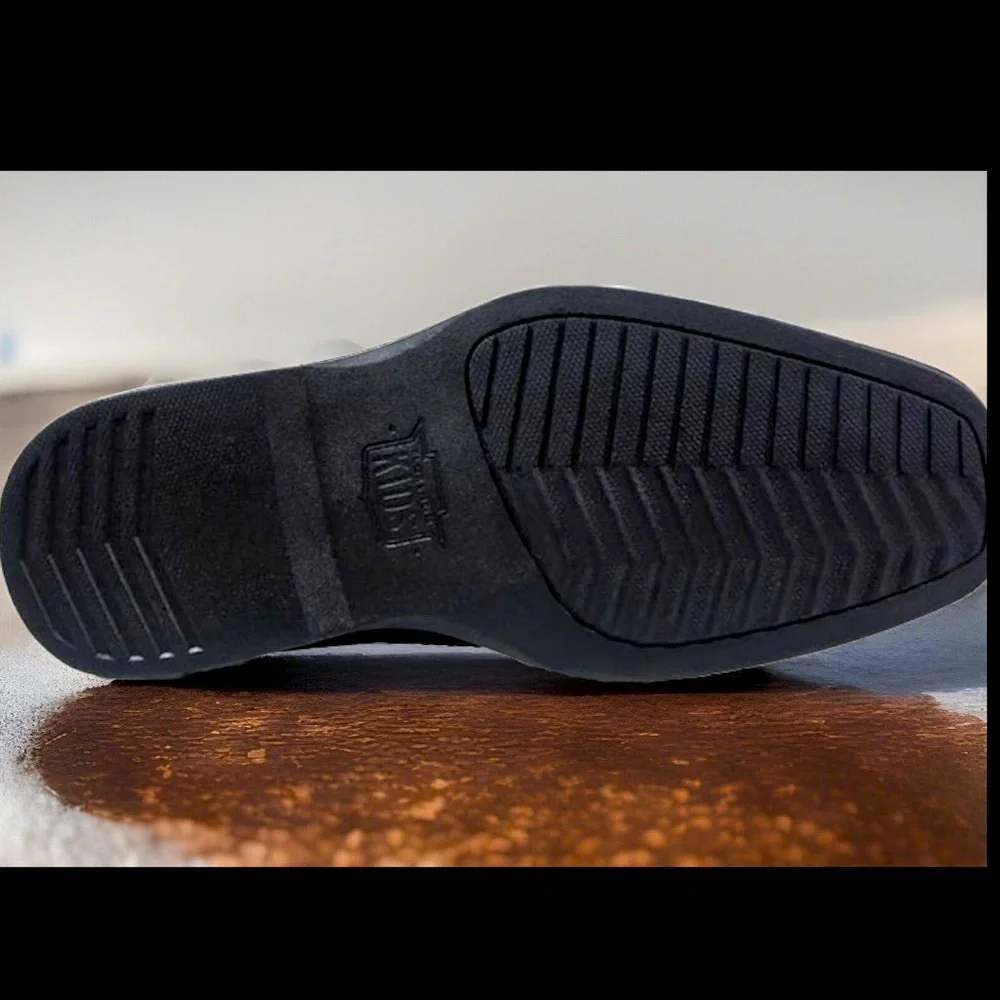 HOST PICK🙏Florsheim®Rolan Cap Toe Oxford Jr 💯Leather Memory Foam Bicycle Design